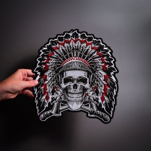 INDIAN CHEF large back patch for vest