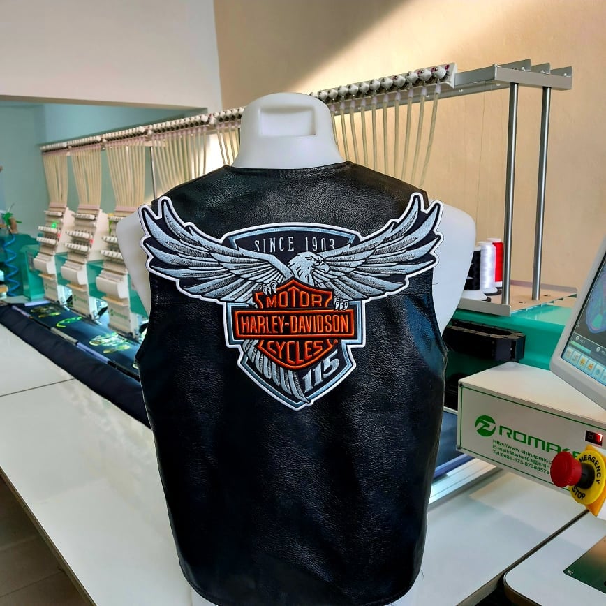 HARLEY 115 Large Back Patch for custom biker vest Etsy