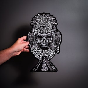 PYRAMID SKULL crâne Large Back Patch Thermocollant personnalisé