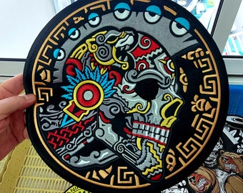 Custom patches for bikers, motocycles jacket, Large patch, Back patch