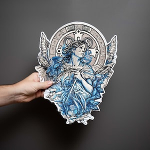 Intricate Satanic Angel Patches for Superior Protection - Unique and Edgy Decorative Embellishments