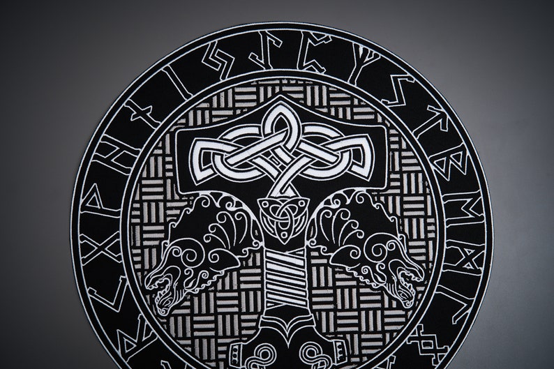 VIKING THOR Large Back Patch for Custom Biker Vest - Etsy Canada