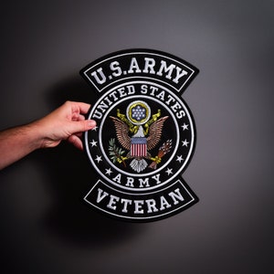 thumbnail image 2 of Vietnam Veteran U.S. Marine Corps 4 Inch X 2 Inch Patch *Made In USA 2 of 9