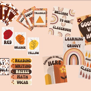 Retro Classroom Theme Bundle