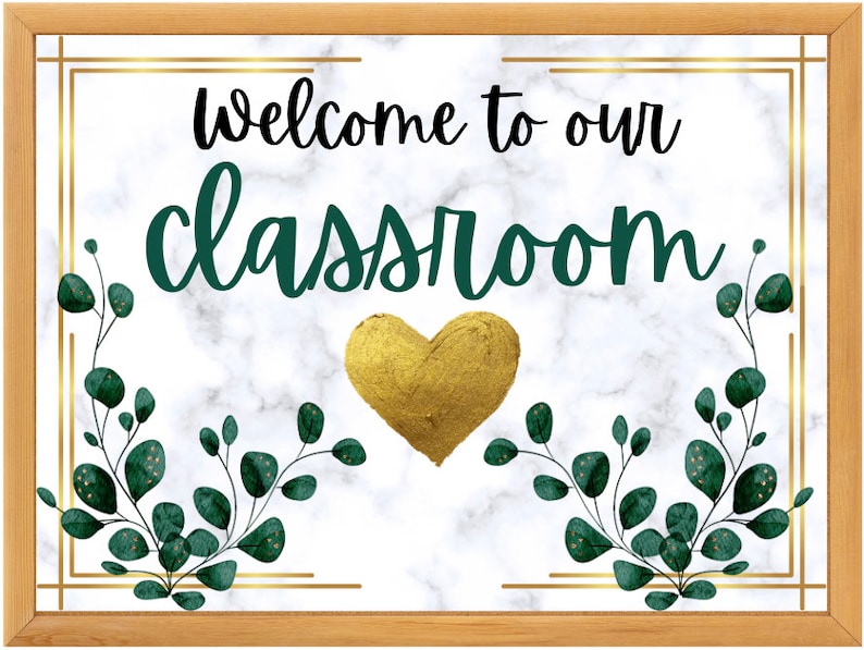 Emerald Marble Classroom Theme Bundle - Etsy