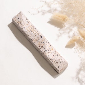 Handcrafted Modern Mezuzah for Door with Printed Scroll | contemporary Israel Judaica Gift Jewish Art for Home | Available in 4 and 6 Inches