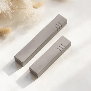 Contemporary Mezuzah with Printed Scroll for Door | Judaica Art for Jewish Homes | Clean Mezuzah Design Available in 4 and 6 Inches