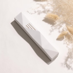 Handcrafted Modern Mezuzah for Door with Printed Scroll | contemporary Israel Judaica Gift Jewish Art for Home | Available in 4 and 6 Inches