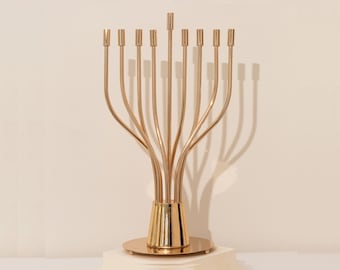 Impresionante XXL Hanukkah Menorah / Elegante y Atemporal de la Colección Espíritu Santo / Único Janucá Menorah / Regalo de decoración del hogar judío