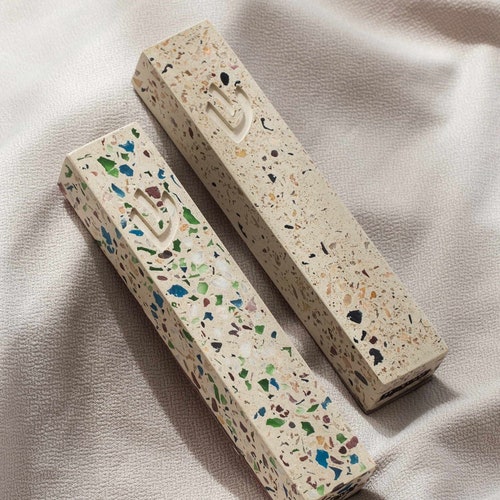 Contemporary Kosher Mezuzah Case With Scroll for Door Self Etsy