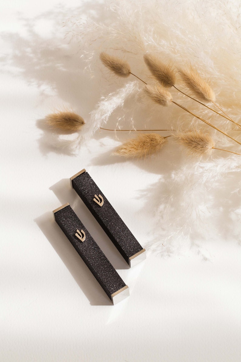 Modern Kosher Mezuzah Case With Scroll Peel and Stick Mezuza Etsy