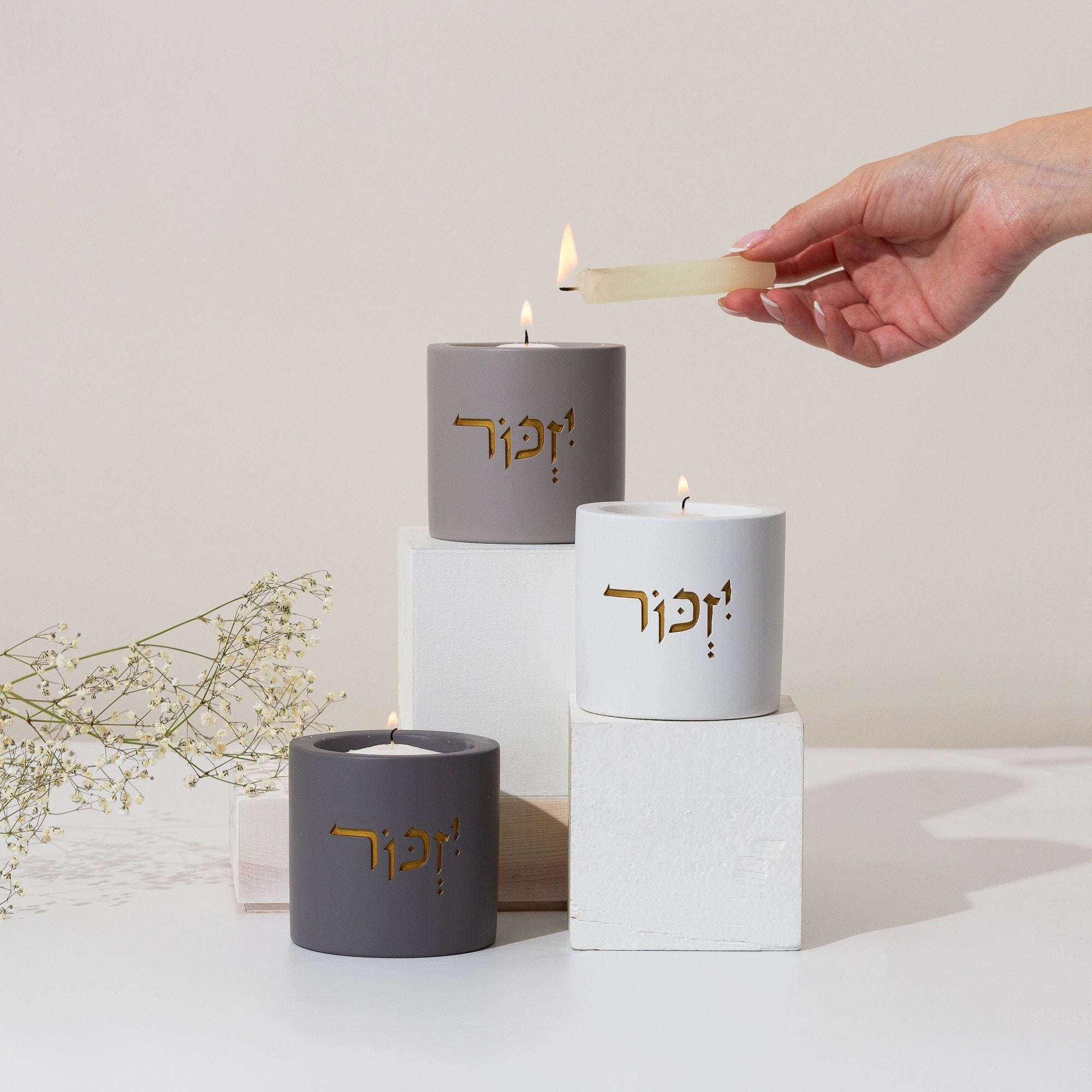 新品未開封　ZION　HANDMADE CANDLE [Memuro Sky] Amazon.com: Traditional Graceful Style Menorah 9.5
