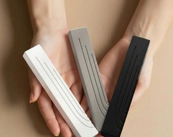 Modern Jewish Unique Mezuzah Case for Door+ non kosher Scroll + Gift Box