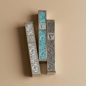 Unique Mezuzah Cover with non Kosher Scroll for Door + Gift Box