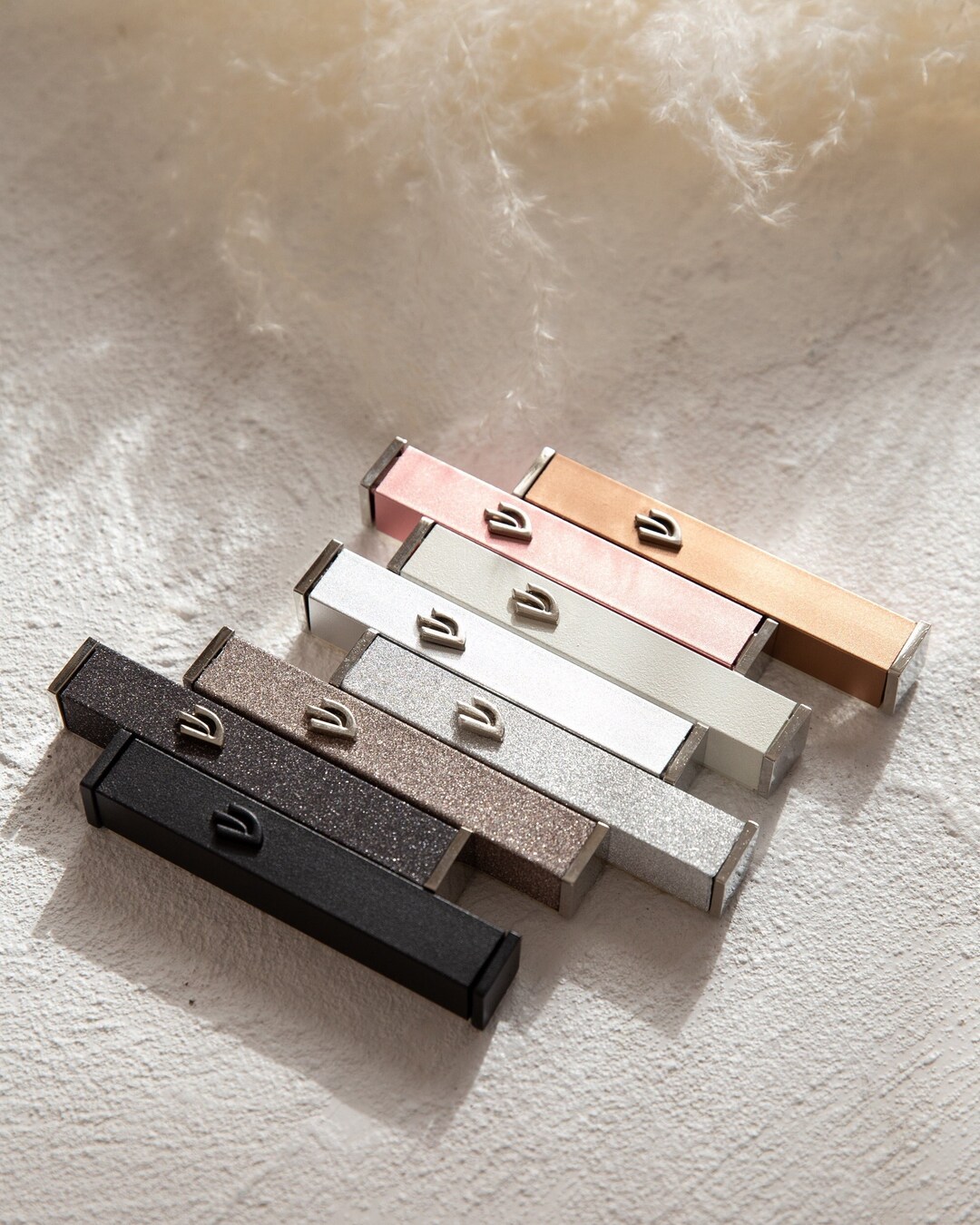 Modern Kosher Mezuzah Case With Scroll Peel and Stick Mezuza Etsy