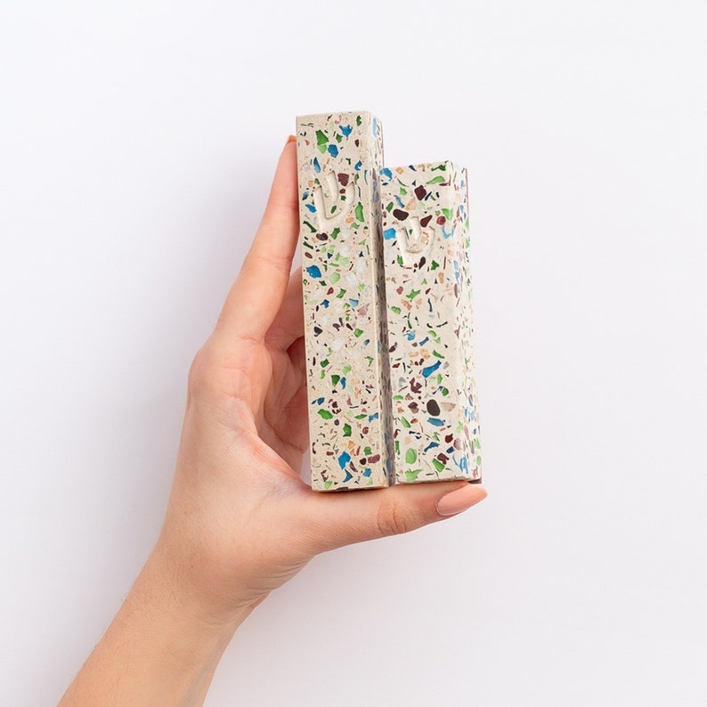 Contemporary Kosher Mezuzah Case With Scroll for Door Self Etsy