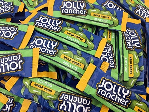 Jolly Rancher Apple STIX Apple Jolly Ranchers Candy Sticks 30 Stix