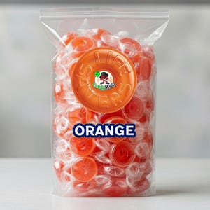 Lifesavers ORANGE Life Savers - Individually Wrapped Orange Candy - Pick your size!