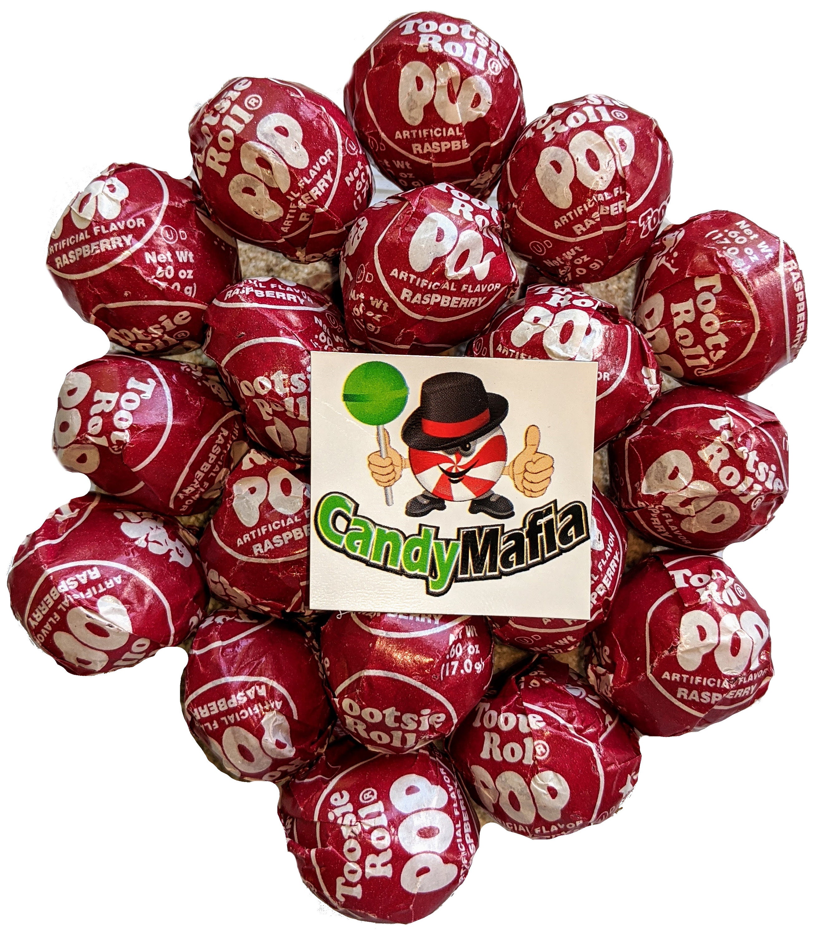 Tootsie Pop Red Raspberry Tootsie Pops 60 Red Raspberry Candy