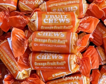ORANGE Tootsie Roll Chews Fruit Chews Candy - 14 oz - Orange - Free Shipping