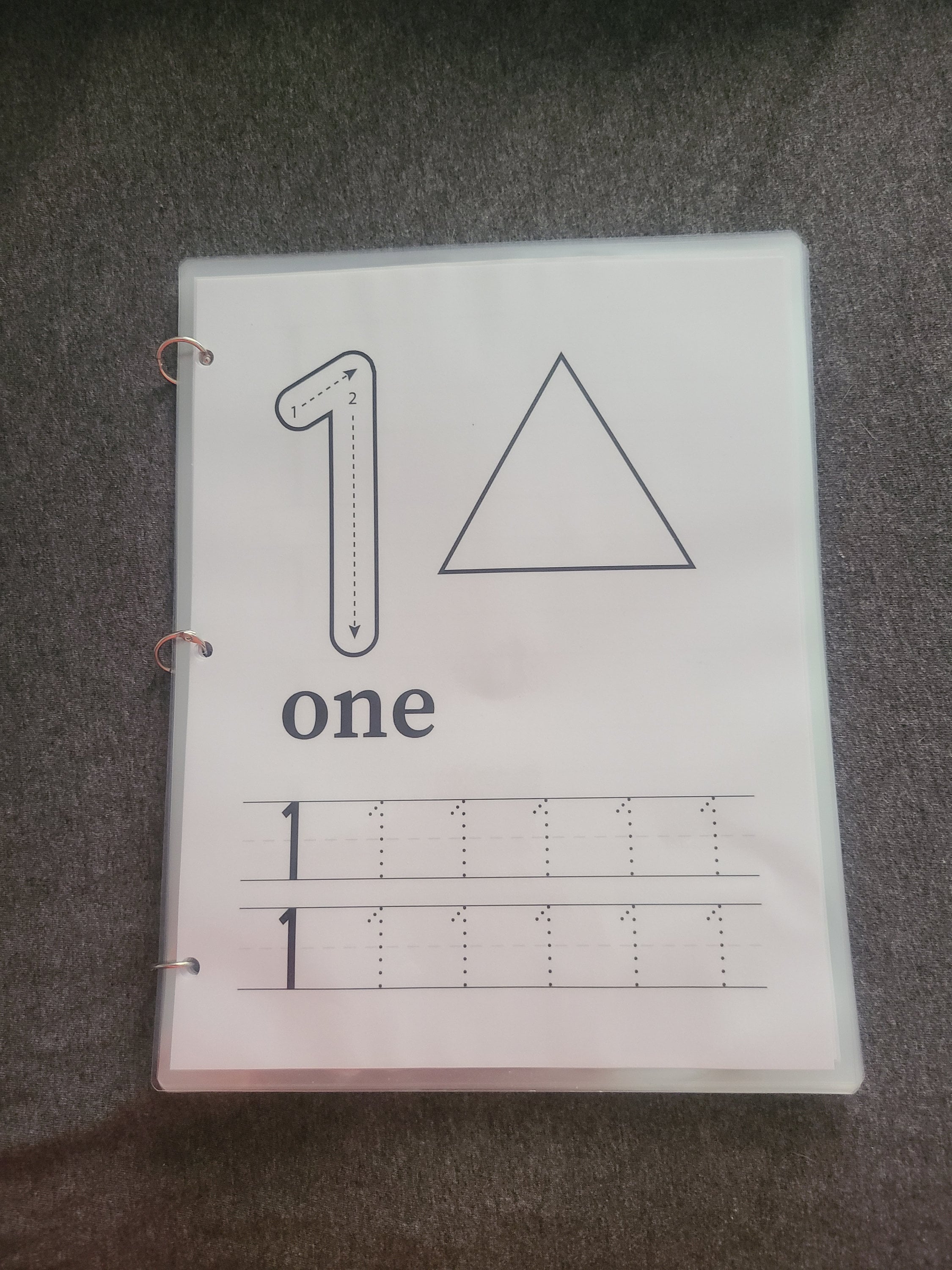 Reusable ABC & 123 Writing Practice - Etsy