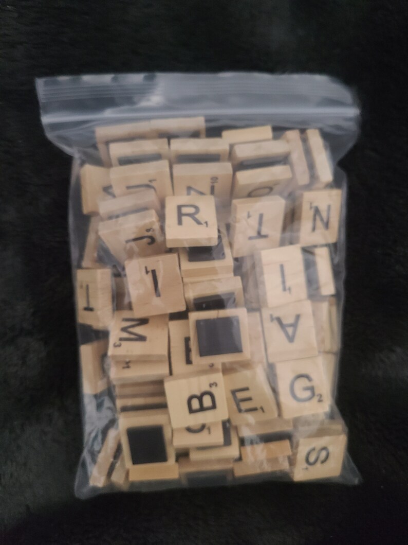 100 Count Scrabble Letters New Stronger Etsy