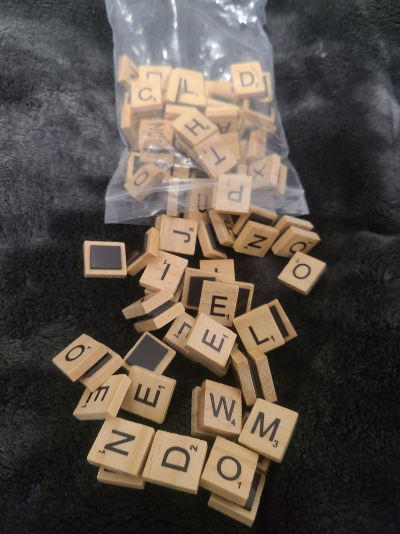 100 Count Scrabble Letters New Stronger Etsy