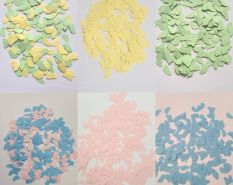 Blue // Pink // Green // Yellow Baby Feet Confetti, Shower Confetti, Gender reveal Confetti, gender neutral