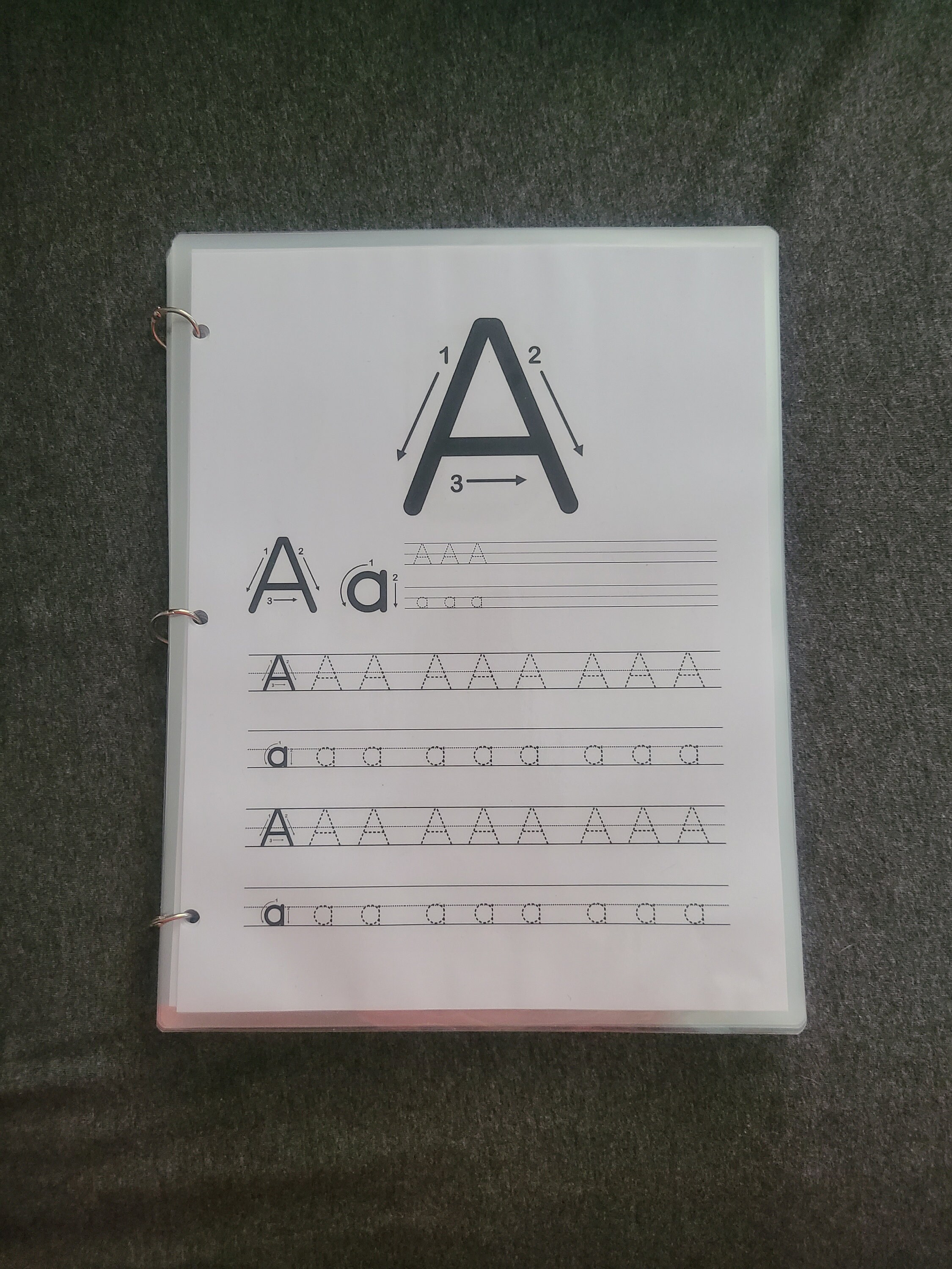 Reusable ABC & 123 Writing Practice - Etsy