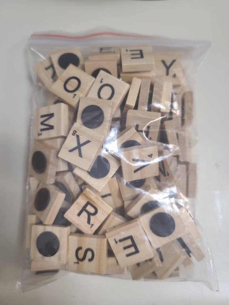 100 Count Scrabble Letters New Stronger Etsy