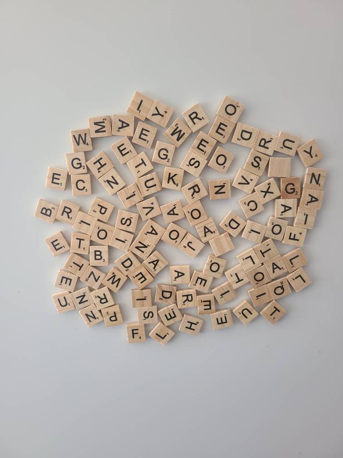 100 Count Scrabble Letters New Stronger Etsy