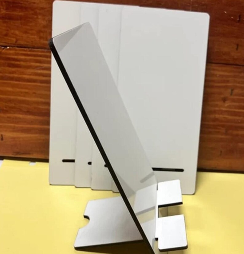 10 Qty sublimation MDF Phone Device Holder for sublimation process DIY bild 3