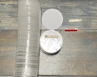 60 Pcs Sublimation Acrylic Pins for sublimation Printing Wholesale sublimation