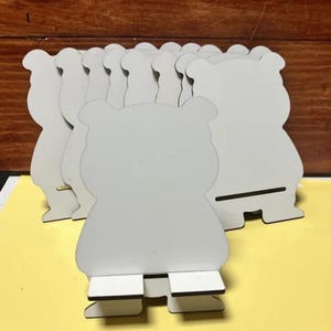 10 Qty sublimation MDF Phone Device Holder for sublimation process DIY bild 1
