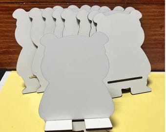 10 Qty sublimation MDF Phone Device Holder for sublimation process DIY