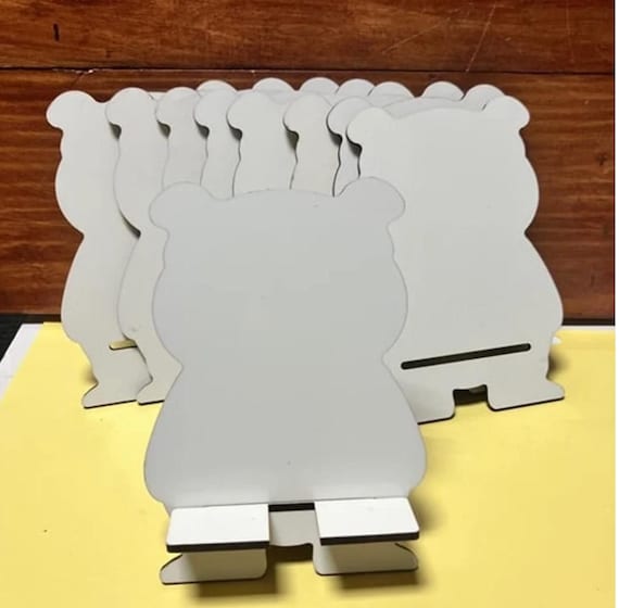 10 Qty sublimation MDF Phone Device Holder for sublimation process DIY