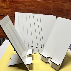 10 Qty sublimation MDF Phone Device Holder for sublimation process DIY bild 2