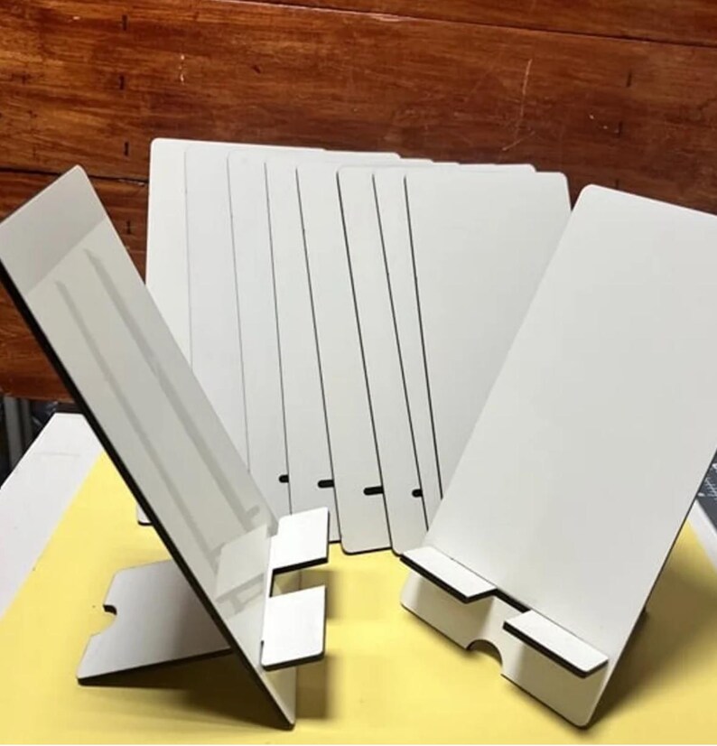 10 Qty sublimation MDF Phone Device Holder for sublimation process DIY bild 2