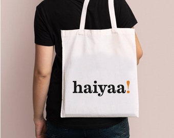 Haiyaa + Fuiyoh DOUBLE sided Tote Bag | Uncle Roger Meme
