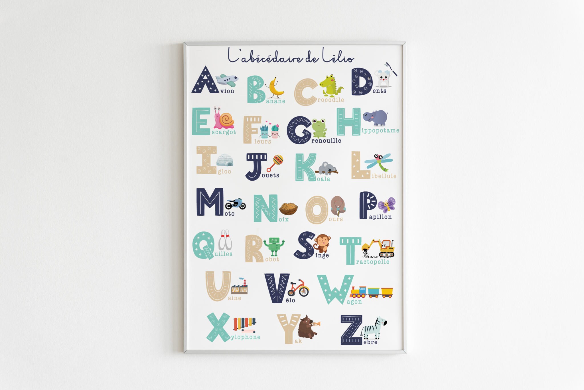 Affiche Mon Abécédaire