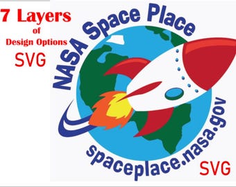 Space Exploration SVG Bundle, Rocket, Planets, Astronauts (Cut Files)