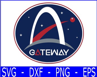 NASA Gateway Logo, Artemis Lunar Orbit, SVG DXF Digital File