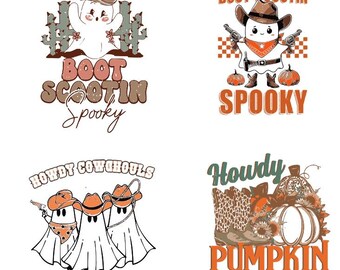 Country Western Halloween SVG Bundle – Multi-Layered Cowboy Designs