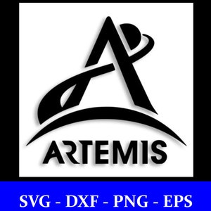 Artemis Rocket Space Moon Laser svg dxf png eps file
