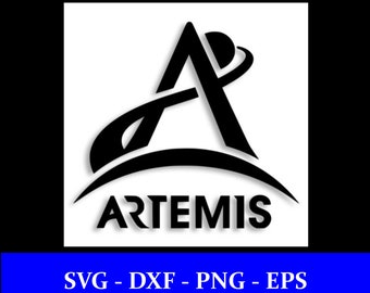 Artemis Rocket Space Moon Laser (svg, dxf, png, eps)
