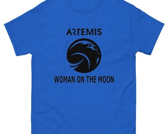 Artemis Shirt Woman on the Moon Tee Shirt NASA Rocket