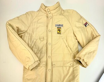 Ferrari Fila Goodyear jacket - Size L - vintage early 1980's