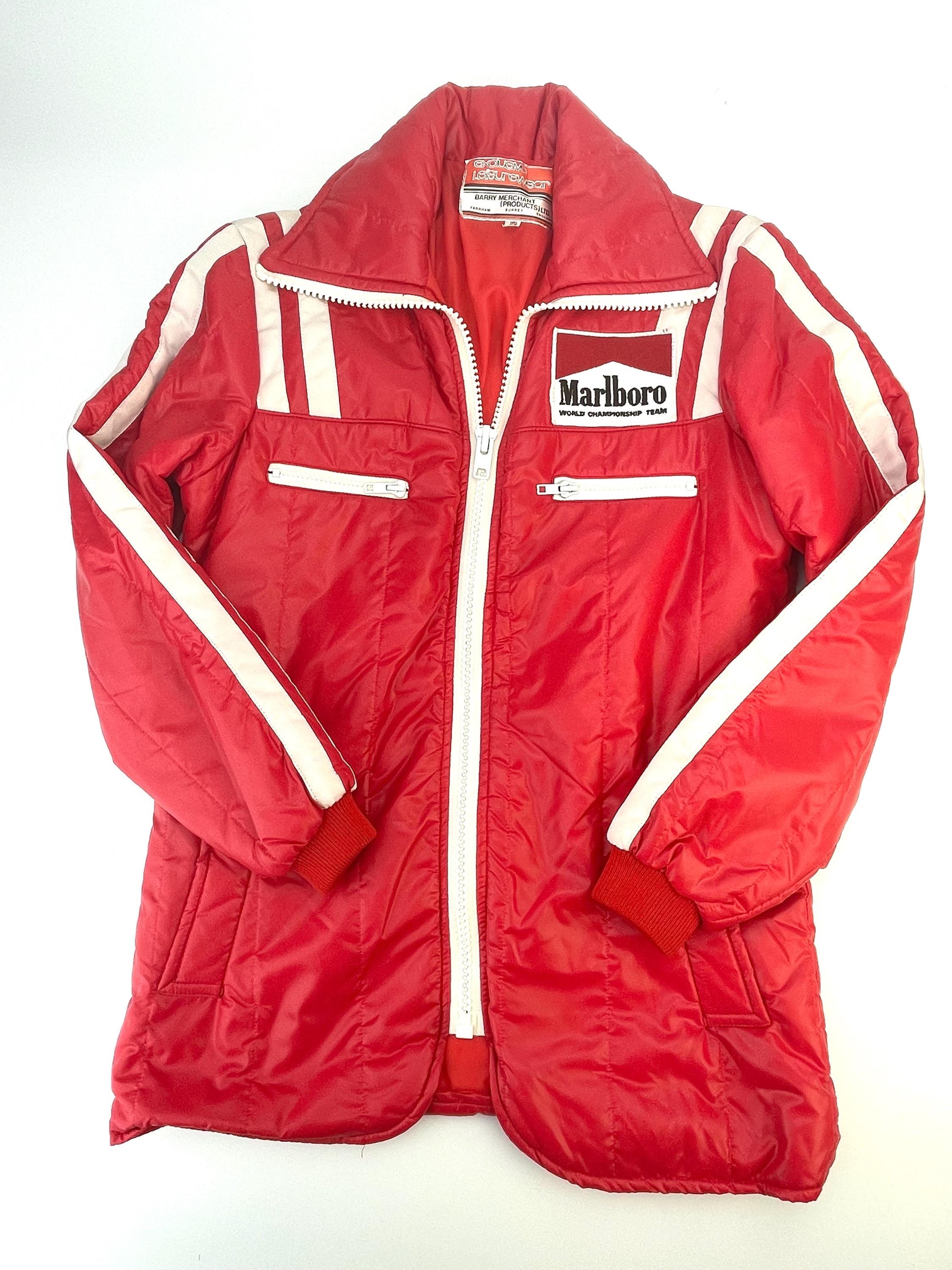 Marlboro ワールドチャンピオンシップジャケット Lサイズ レッド Vintage Marlboro Racing Jacket World Championship Team