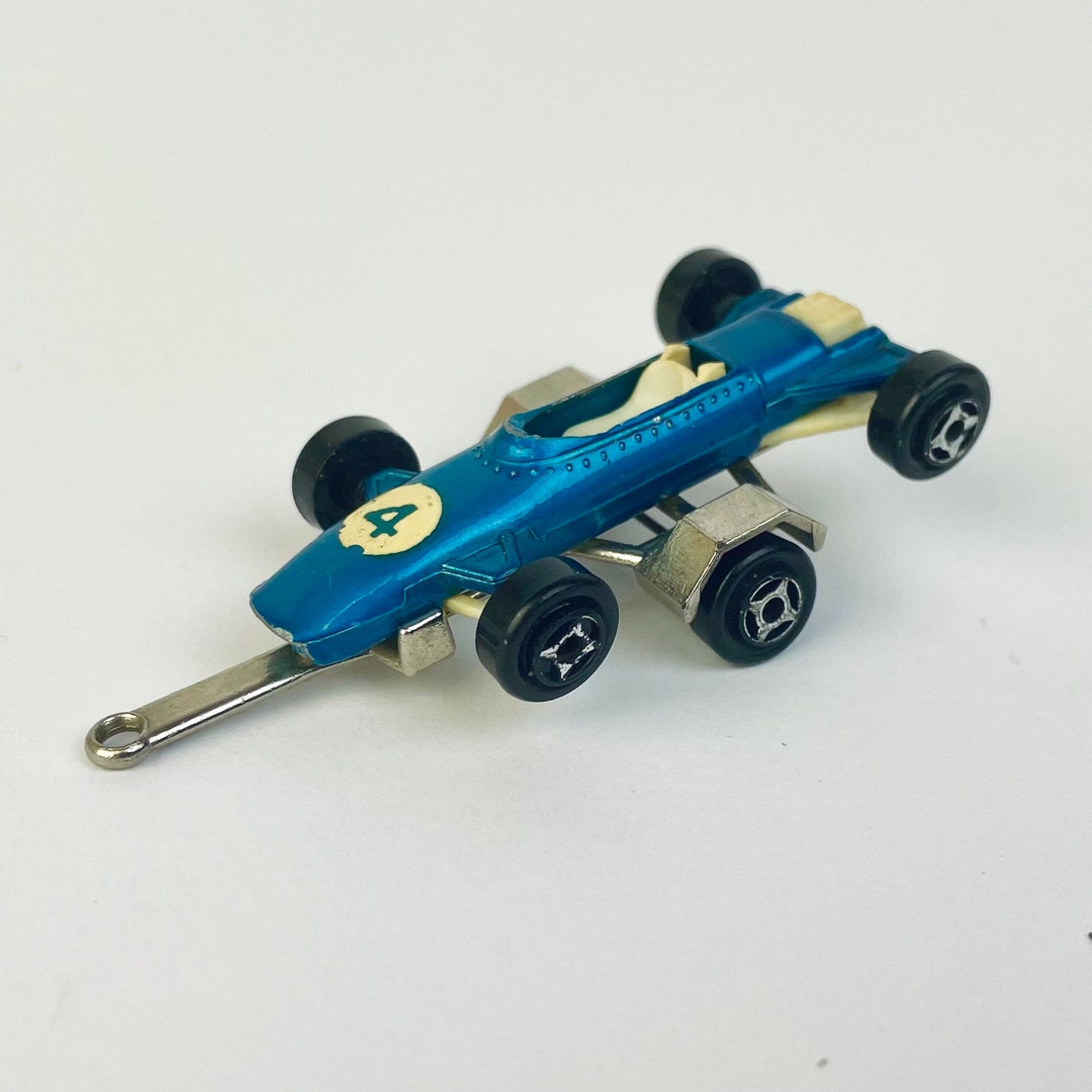 Voiture Majorette Alpine F3 + Remorque Bleue 1968 - Rare Neuf D'époque