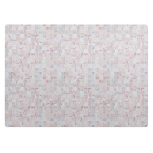 Pastel Mosaic Desk Chair Mat, Beige Computer Chair Mat, Office Chair Mat, Texture Chair Mat, Gaming Chair Floor Protector
